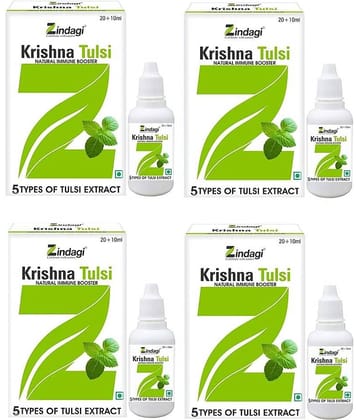 Zindagi Krishna Tulsi 30ml Pack of 4