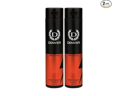 DENVER Recharge Ginseng Body Wash -Combo Pack (2 X 200 ml) 