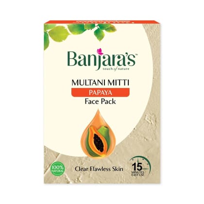 Banjaras Multani Mitti Papaya Face Pack 100 Gms