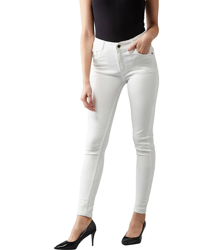 Dolce Crudo Denim Jeans - White