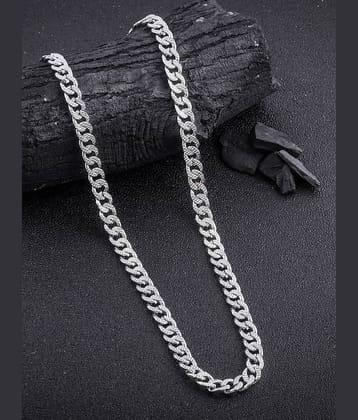 Lyriss Silver Plated Brass Chain ( Pack of 1 )