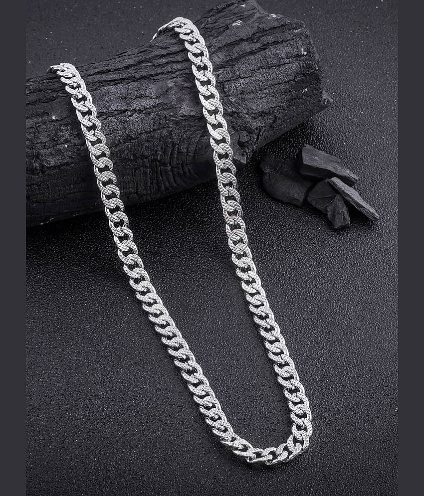 Lyriss Silver Plated Brass Chain ( Pack of 1 )