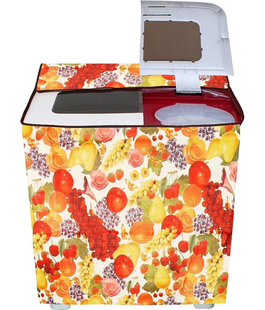 E-Retailer Single PVC Multi Washing Machine Cover for Universal 7 kg Semi-Automatic