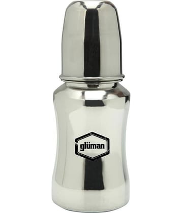Generic - Baby Feeding Bottle Silver Water Bottle 180 mL ( Set of 1 )