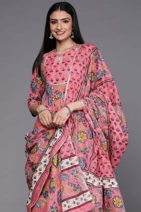 Anarkali Gotta Lace Set-S