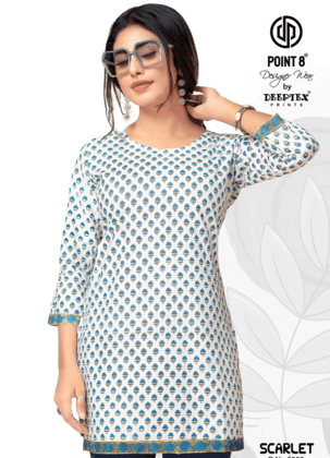 Scarlet Vol 5 Deeptex Prints Short Kurtis