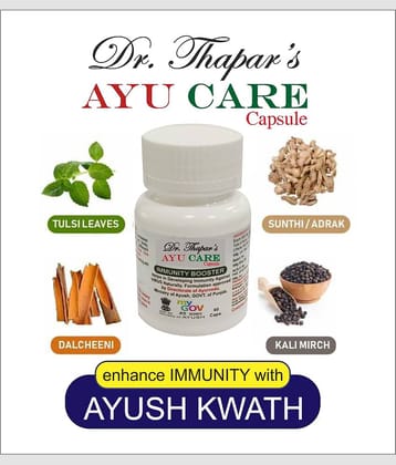 Dr. Thapar'S Auy Care Immunity Booster @ No Profit No Loss Basis 60 Capsule 500 Mg