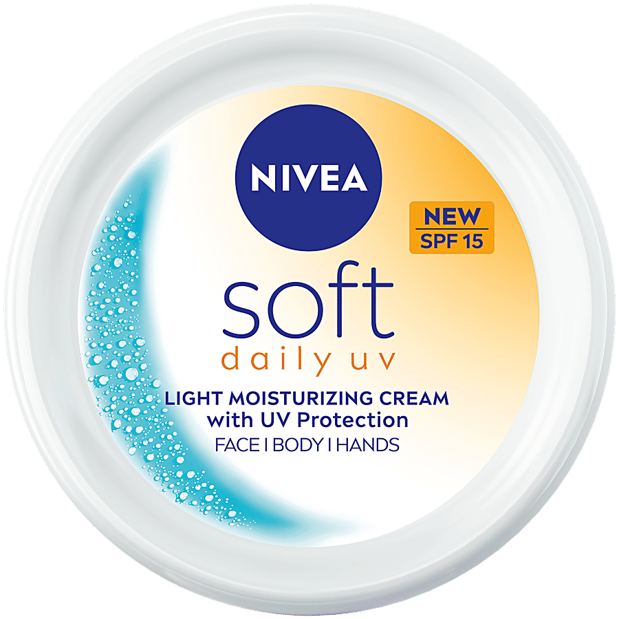 NIVEA Soft Daily UV SPF15 Light Moisturizing Cream 100ml