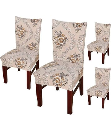 House Of Quirk 1 Seater Polyester Chair Cover ( Pack of 4 )