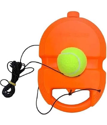 FEDIFU  Tennis Trainer Rebound Ball with String Solo Tennis Trainer Set Self Tennis Practice Ball with String Cricket Trainer Rebound Ball with Rope Fill Sand or Water