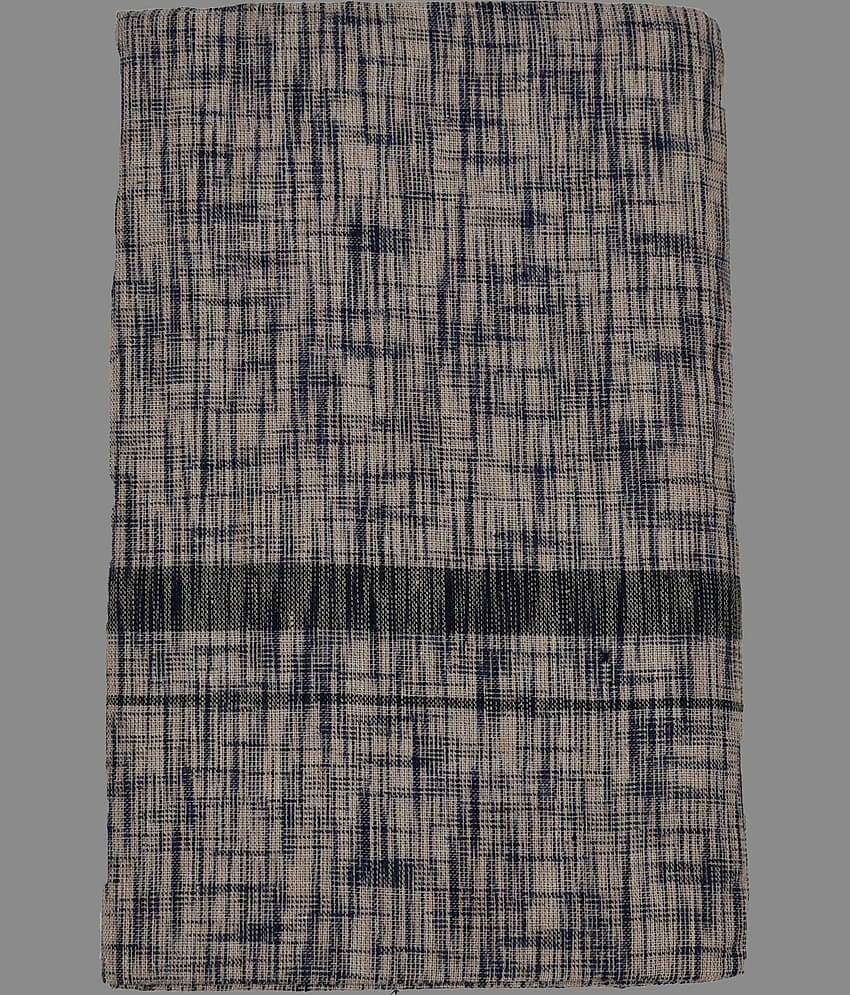 Shyam Handloom Cotton Men's Dhoti Black ( Pack of 1 )