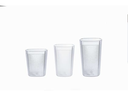 V4 Kitchen Partner Square Glass, Unbreakable Drinkware, Premium Polycarbonate - 300ml (Set of 6 Pieces)