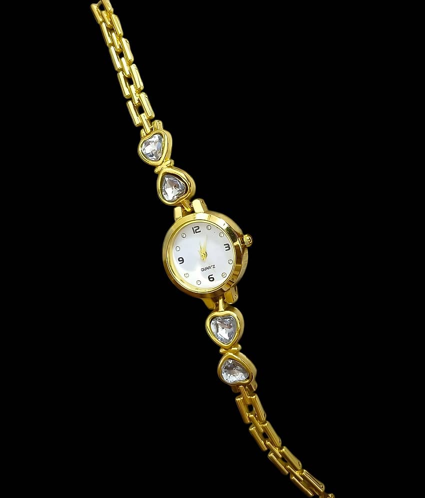 DECLASSE Gold Metal Analog Womens Watch