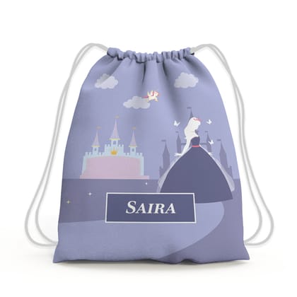 Princess Drawstring Bag (kids)-Lilac / Toddlers [2-4 Years]