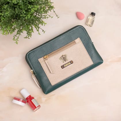 PERSONALISED UTILITY POUCH - GREEN-Green