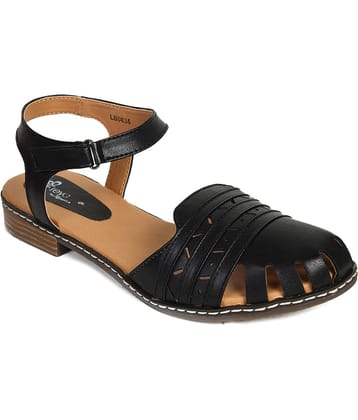 Ajanta Black Women's Flats