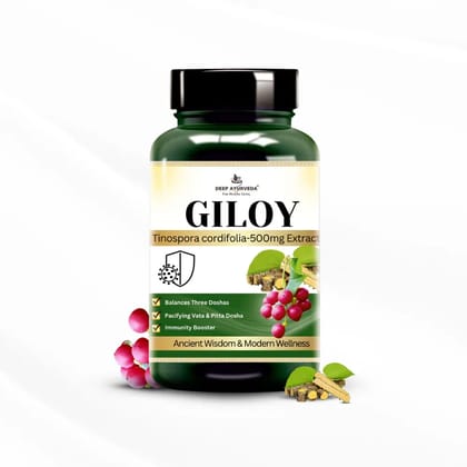 Giloy Vegan Capsules - Boosts Immunity, Reduces Inflammation & Promotes Wellness