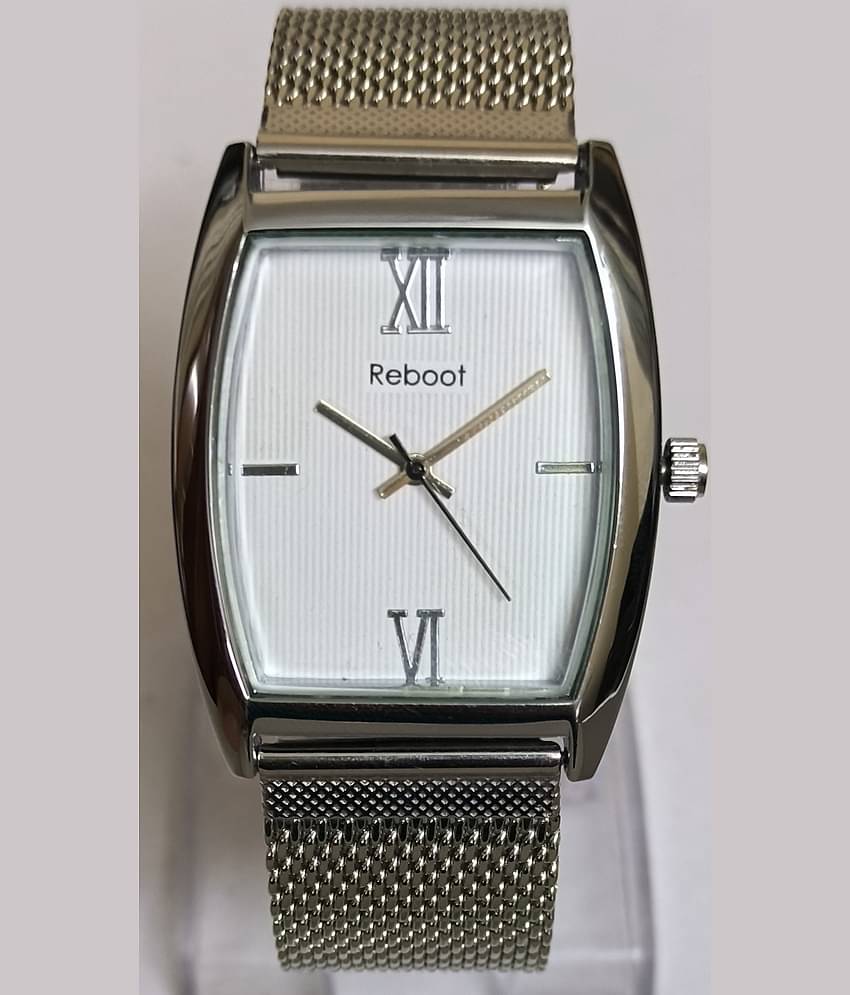 Reboot - Silver Stainless Steel Analog Men's Watch