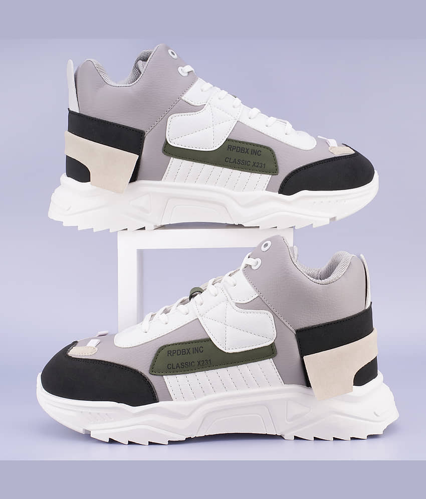 RapidBox Grey Men's Outdoor Shoes