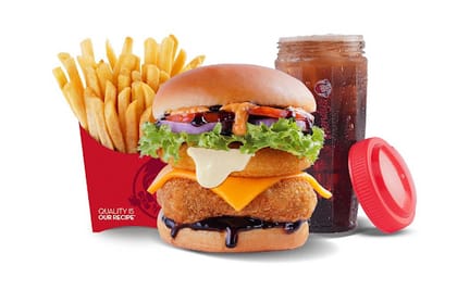 Veg Cheese Blast Burger Combo Veg Cheese Blast Burger Combo