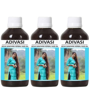 Oilanic Adivasi Jeeva  Sanjivani Hair Oil Combo of  250 mL Pack of 3