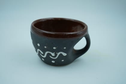 Black with Brown Design Tea / Coffee Mug Black with Brown Design Tea / Coffee Mug
