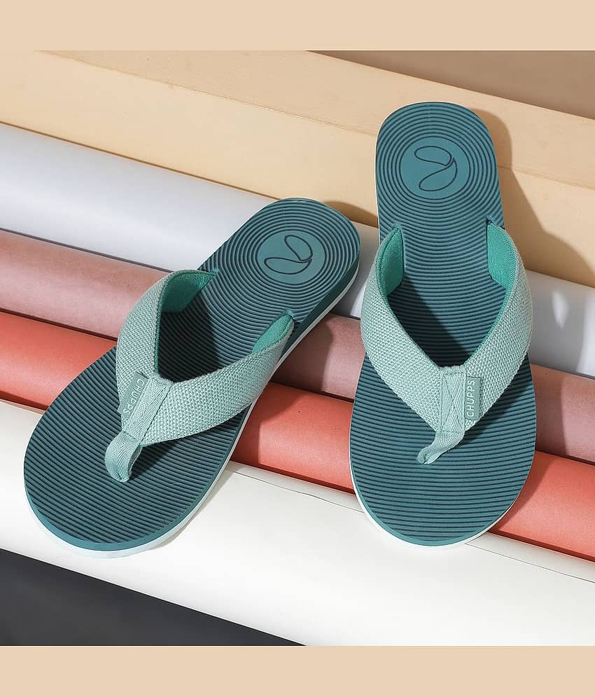 CHUPPS Green Men's Slide Flip Flop