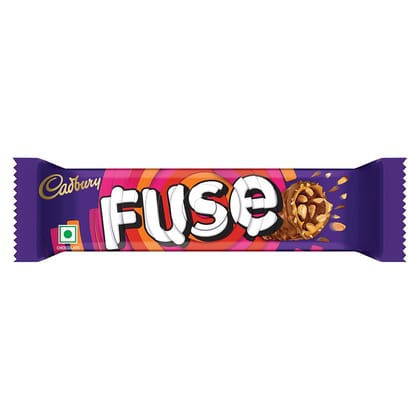 Cadbury Fuse Peanut & Caramel filled Chocolate Bar, 21 g