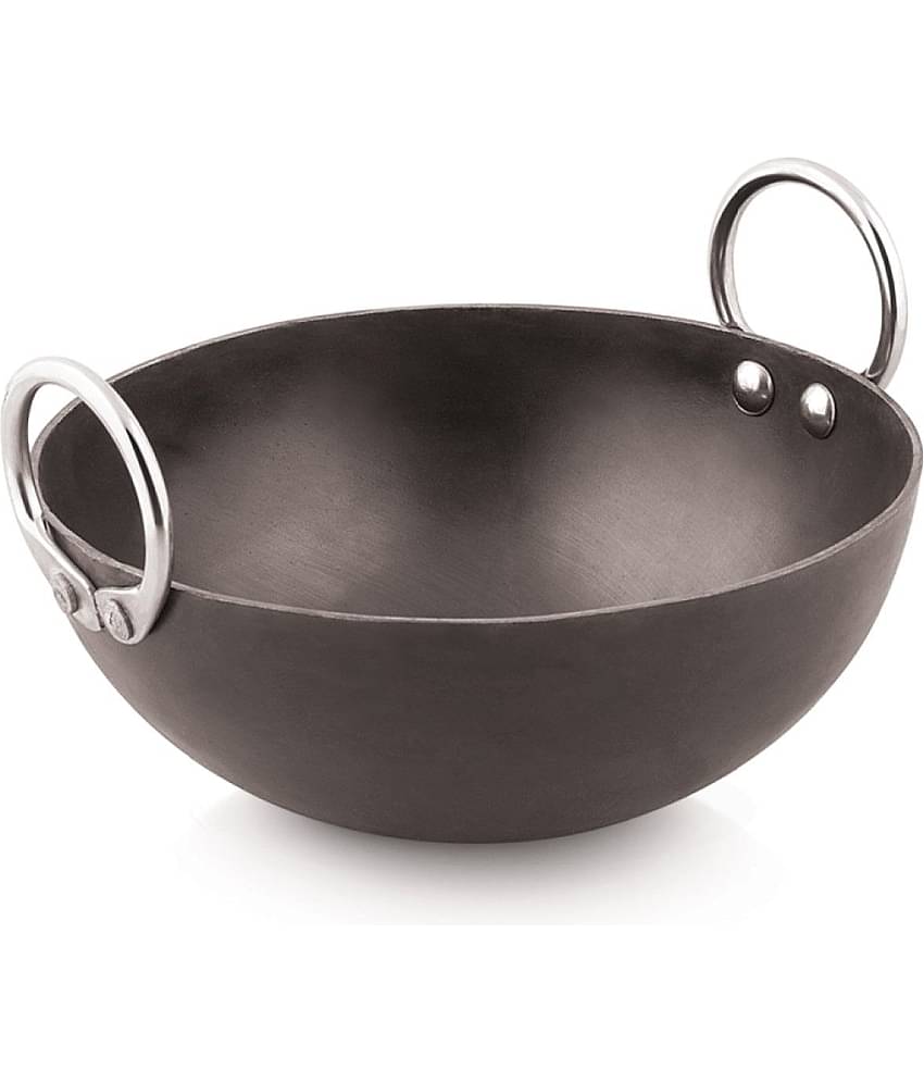 Veer - Iron Non coated Deep Kadhai 1250 ml