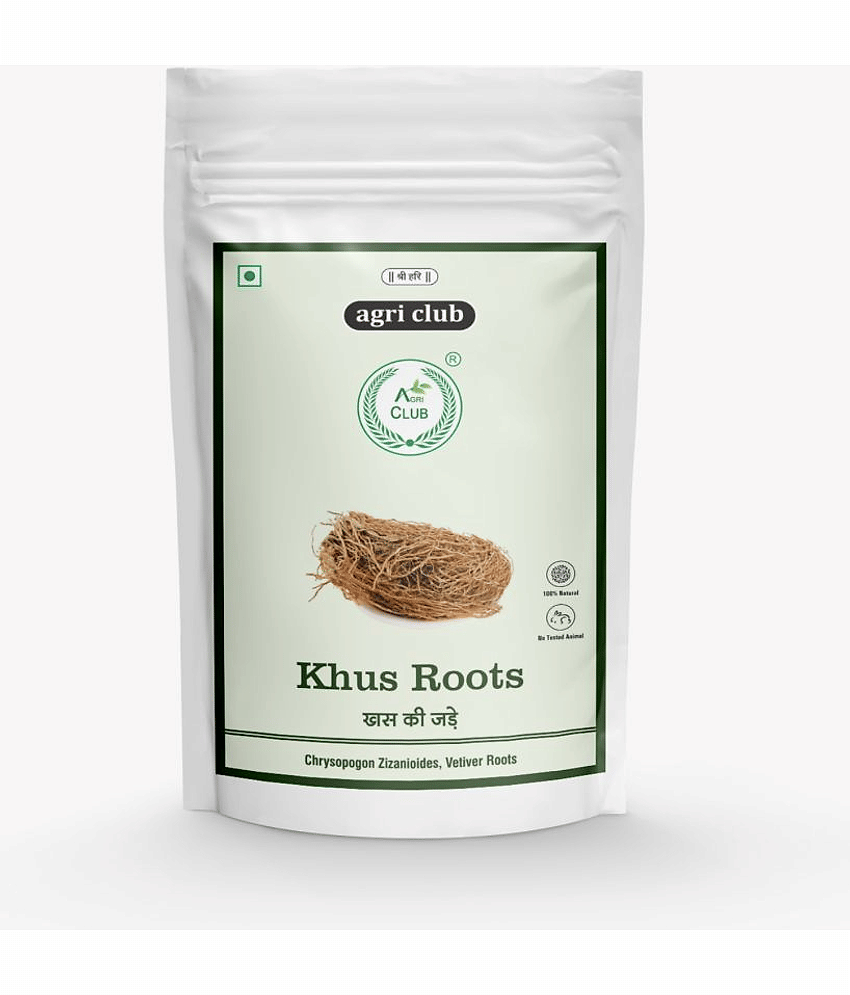 AGRI CLUB Khus Root Raw Herbs 400 Gm