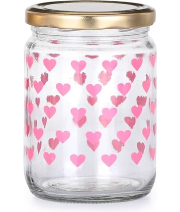 Somil - Transparent Glass Pickle Container ( Set of 1 )