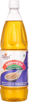 Shreeji Oils Sesame Virgin Cold Pressed Edible Oil, 5 L