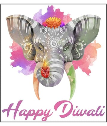 Decor Villa DIWALI COMBO Festive Sticker ( 55 x 58 cms )