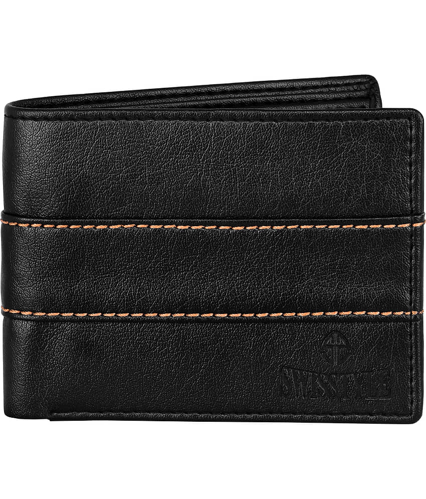 Swisstyle Leather Black Casual Regular Wallet