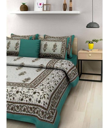 Uniqchoice Cotton Double Bedsheet ( Multi )