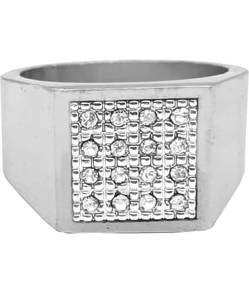 JIPPA - Silver Rings ( Pack of 1 )