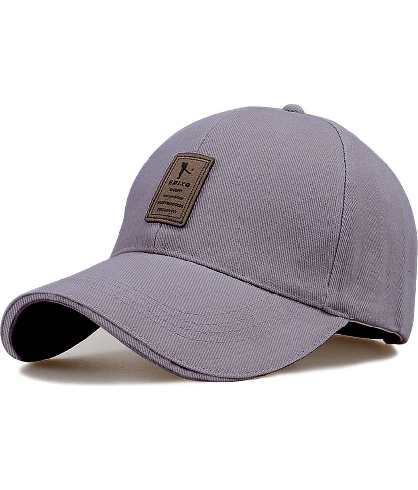 Alamos Pack of 1 Cotton Men's Cap ( Grey )