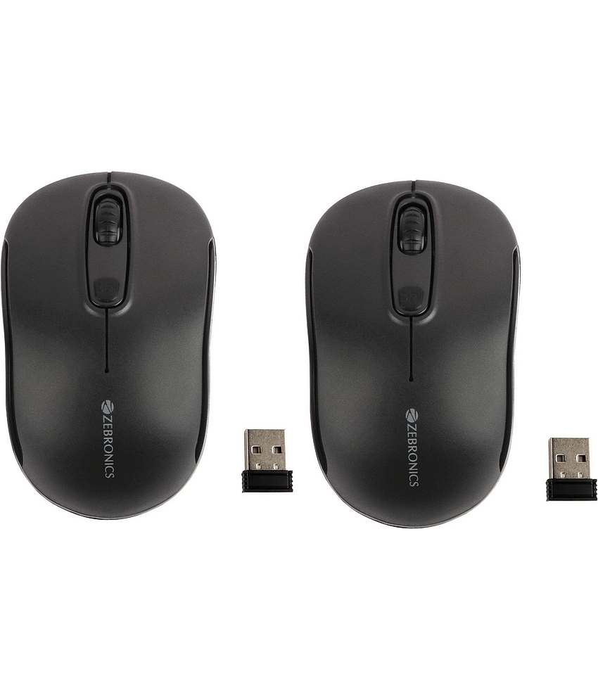 Zebronics Dash Plus Pack Of 2 Wireless Mouse