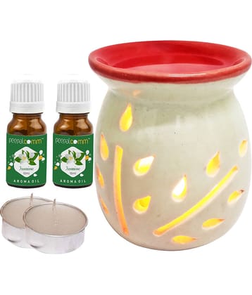 Peepalcomm Ceramic Aroma Oils & Diffusers Set - Pack of 5