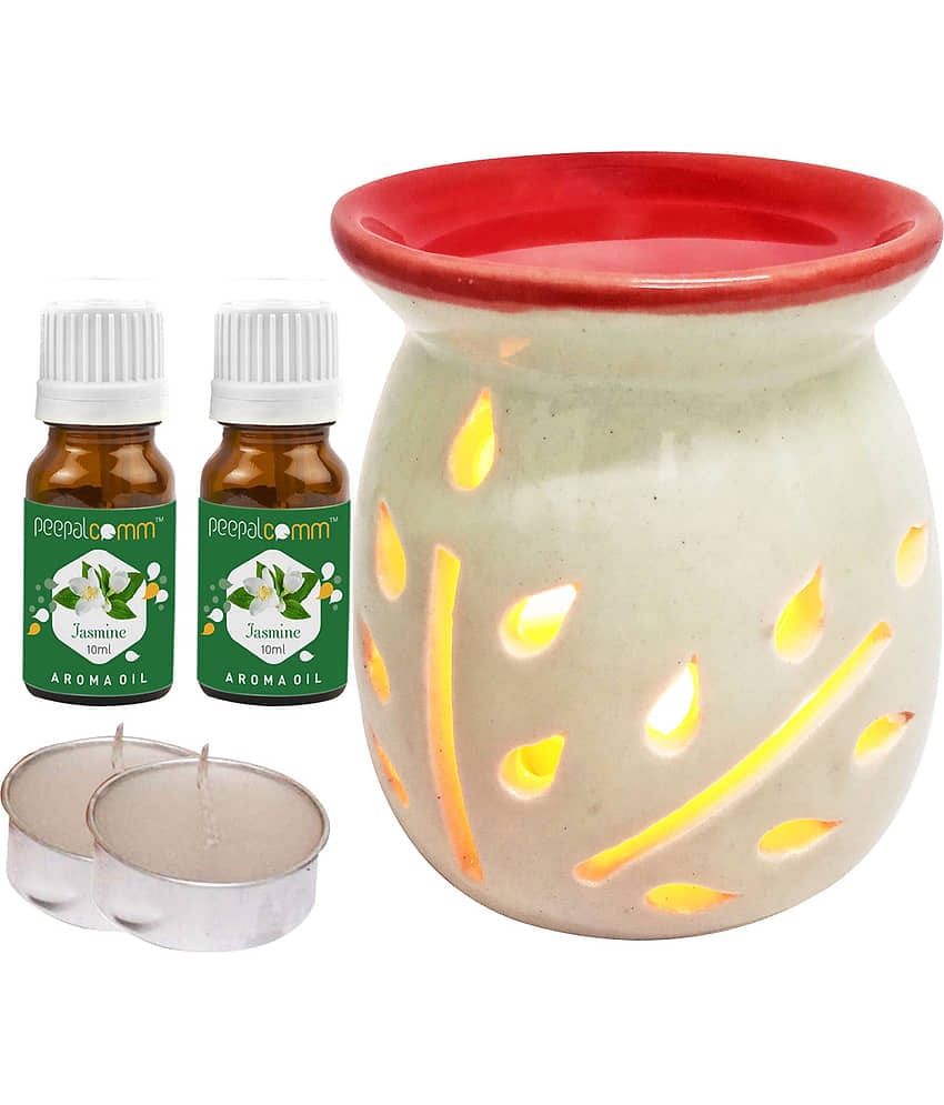 Peepalcomm Ceramic Aroma Oils & Diffusers Set - Pack of 5