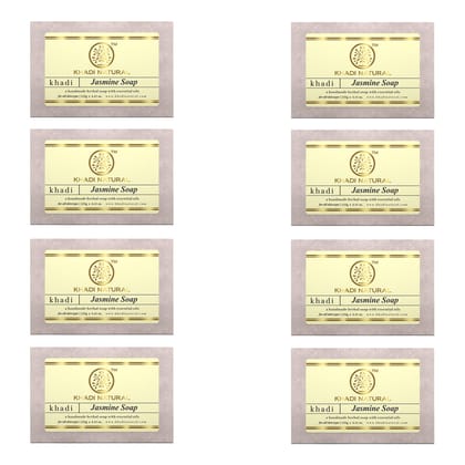 Khadi Natural Herbal Jasmine Soap Combo Pack Of 8 – 125gm Each