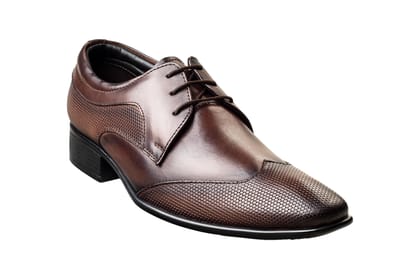 Beresford Gents Brown Shoe-Brown / 5 / Leather