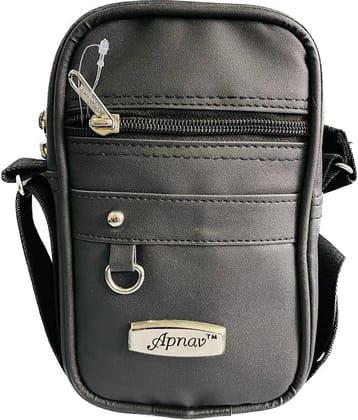 Apnav MINI SLING Leather Brown Passport Holder