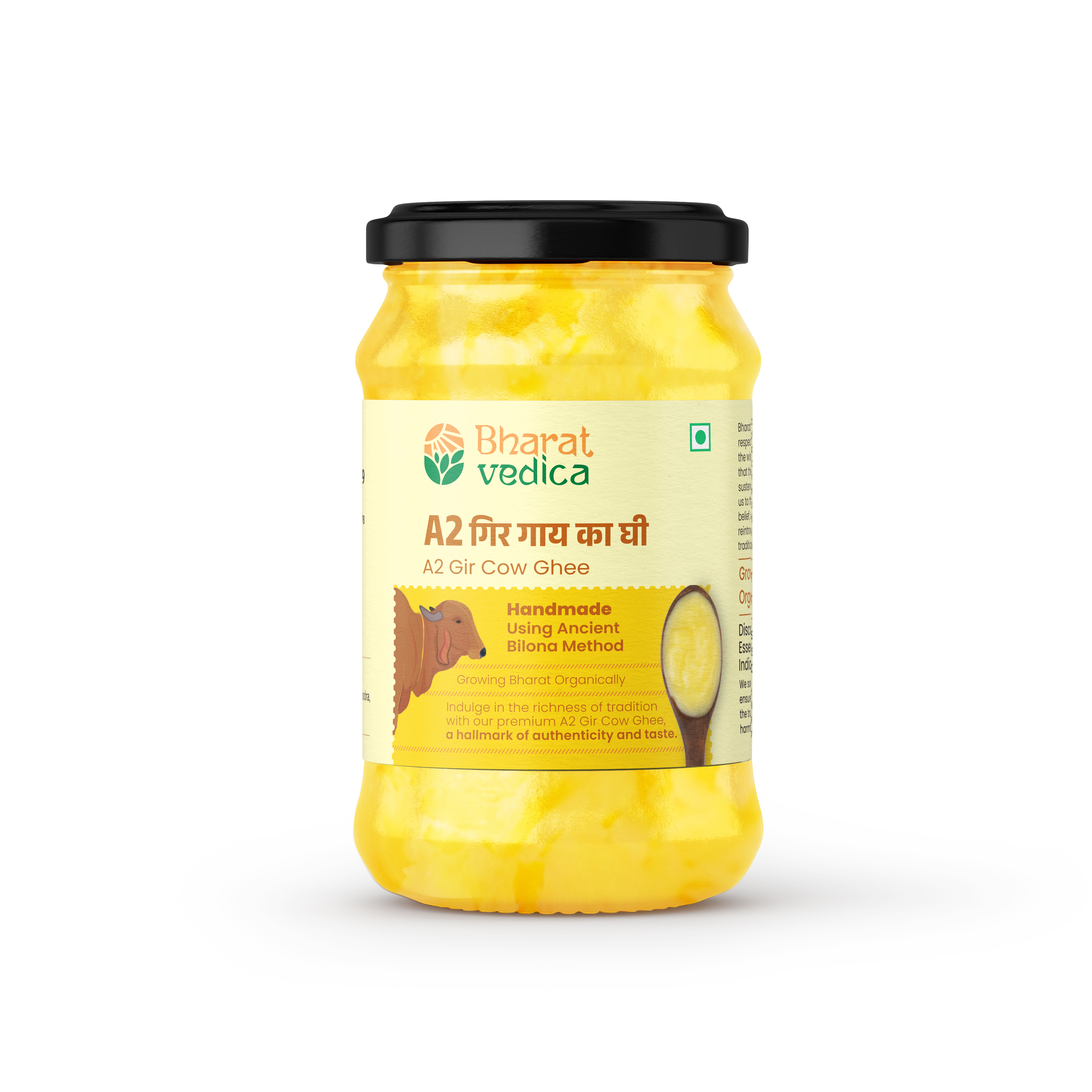 Bharat Vedica A2 Gir Cow Ghee, 250 ml