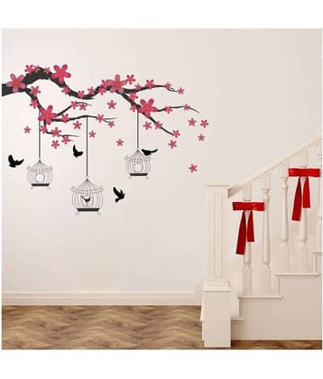 Decor Villa BIRD TREE Nature Sticker ( 45 x 58 cms )