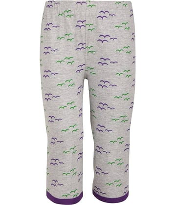 Sinimini Pack of 1 Girls Cotton Capris ( Multi )