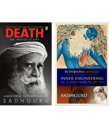 Combo of 2 books: Death + Inner Engineering (Sadhguru, English, Paperback)