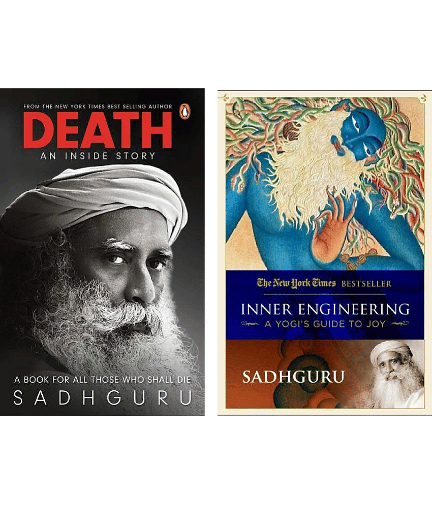 Combo of 2 books: Death + Inner Engineering (Sadhguru, English, Paperback)