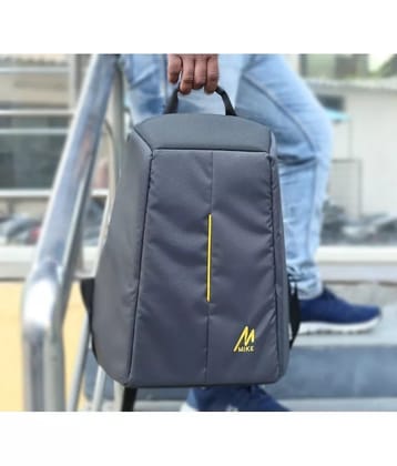 mikebag 32 Ltrs Grey Polyester College Bag - Grey