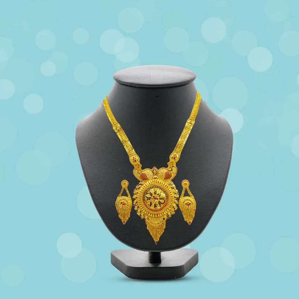 Gorgeous Statement Gold Necklace Set-Latest Fashion Trend
